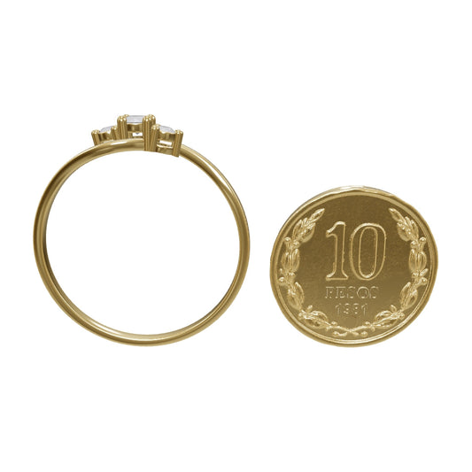 Anillo de Compromiso Tiana Plata 950