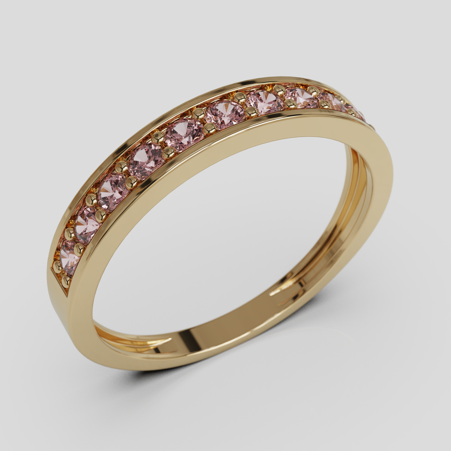 Anillo de Compromiso Cintillo Canal