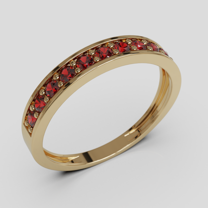 Anillo de Compromiso Cintillo Canal