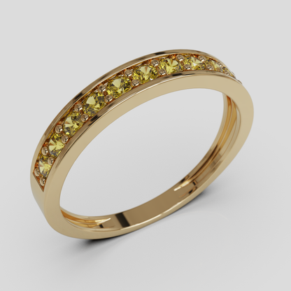 Anillo de Compromiso Cintillo Canal