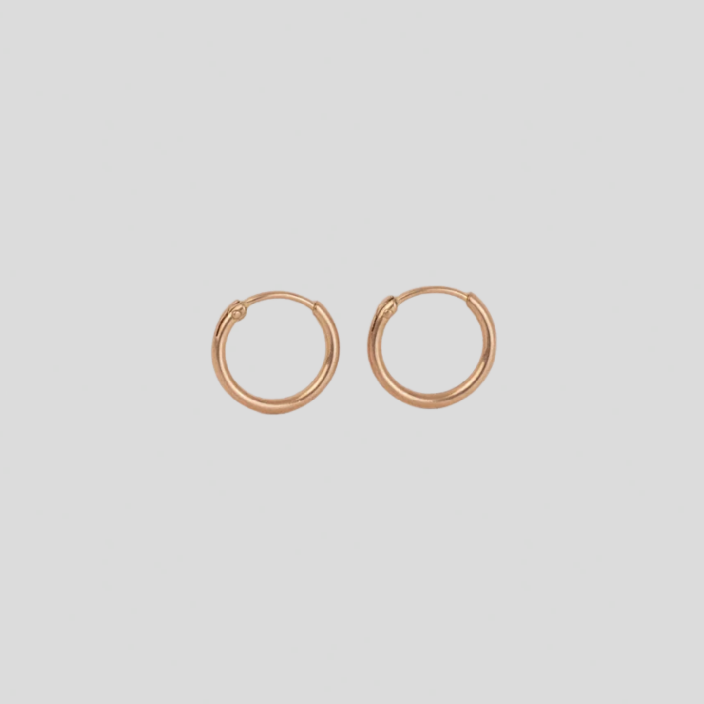 Aros Tubo Oro 18K