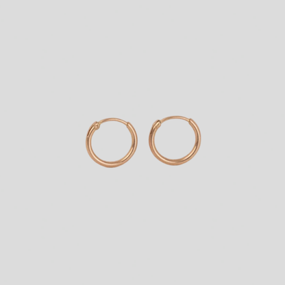 Aros Tubo Oro 18K