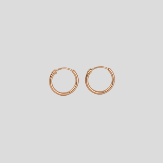 Aros Tubo Oro 18K