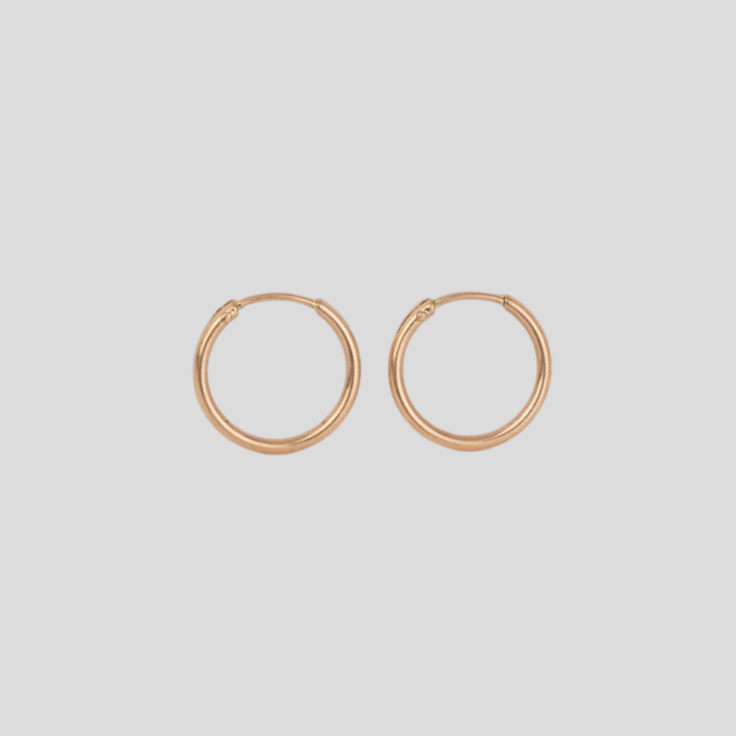 Aros Tubo Oro 18K