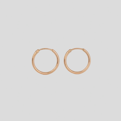 Aros Tubo Oro 18K