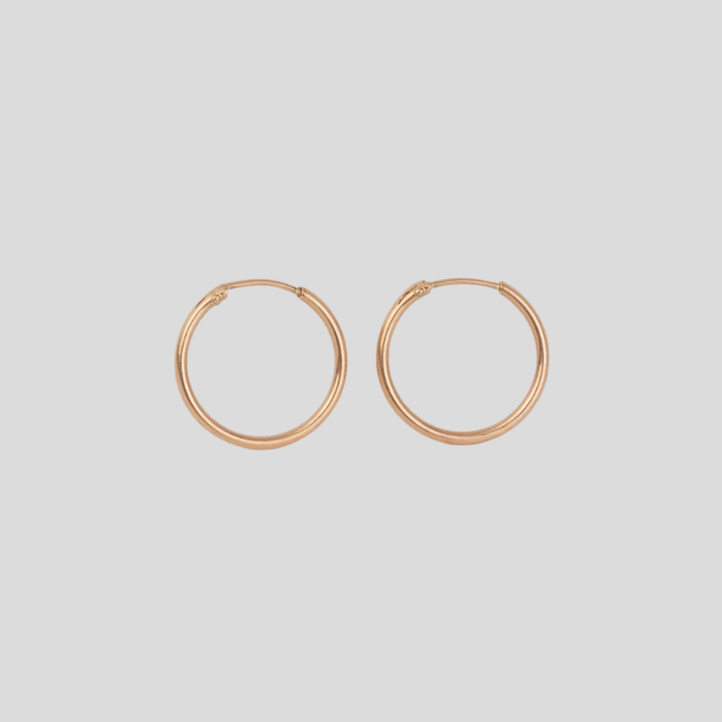 Aros Tubo Oro 18K