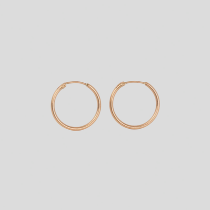Aros Tubo Oro 18K