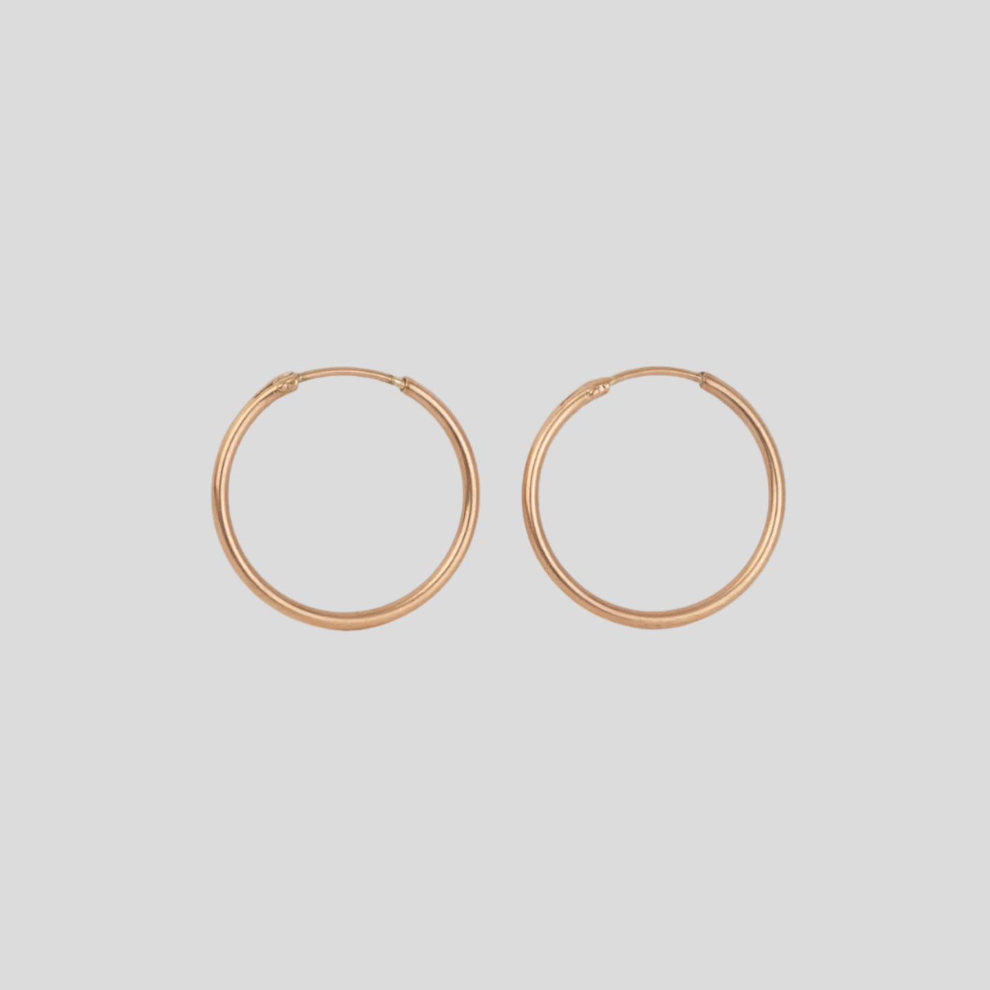 Aros Tubo Oro 18K