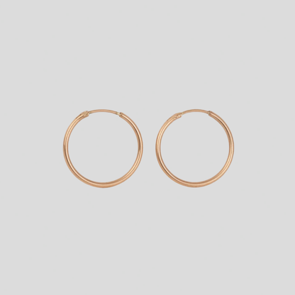 Aros Tubo Oro 18K