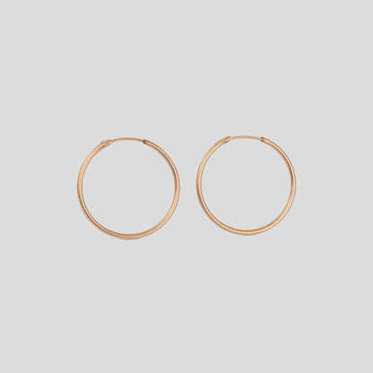 Aros Tubo Oro 18K