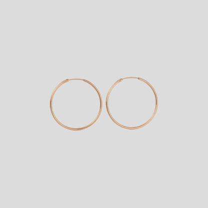Aros Tubo Oro 18K