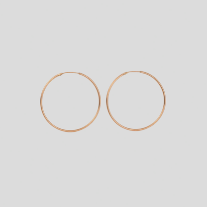 Aros Tubo Oro 18K